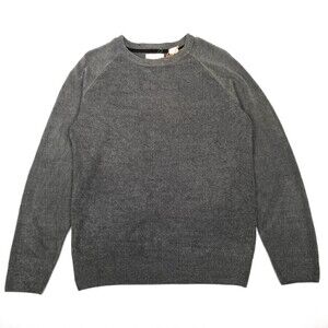 Weatherproof Knit Raglan Mid Weight Crew Neck Long Sleeve Sweatshirt Mens Medium